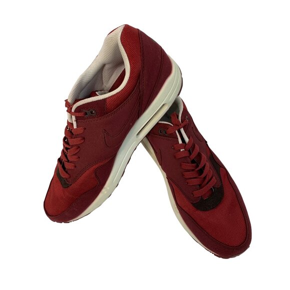 Vintage 2011 Nike Air Max 1 Tonal Pack Team Red Size US 10 308866-601 7313 - Picture 7 of 10